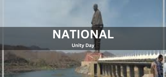 National Unity Day[राष्ट्रीय एकता दिवस]